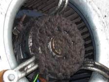 dirty blower motor